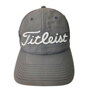 Titleist Footjoy Hat Cap Mens‎ OS Gray Pro V1  FJ Performance Golf Strapback
